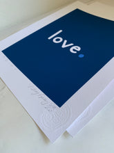 Load image into Gallery viewer, The Love Print: Indigo
