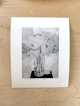 Load image into Gallery viewer, 8 x 10&quot; Peony Bouquet Sketch Mini Giclee
