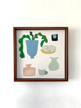 Load image into Gallery viewer, Petal Vase &amp; Crystal Original Still Life Oil Painting On Canvas 14 x 14&quot;
