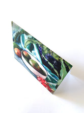 Load image into Gallery viewer, Mangoes &amp; Dragonfruit Tropical Still Life Greeting Card
