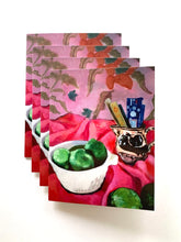 Load image into Gallery viewer, Incense &amp; Limes Tropical Still Life Greeting Card
