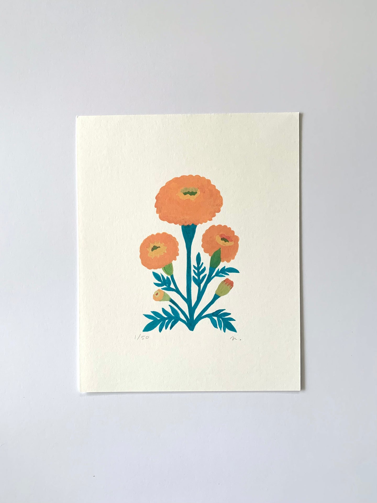 Marigold Signed Limited Edition Archival Art Print