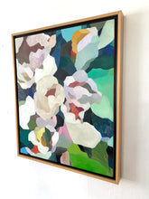 Load image into Gallery viewer, Jade Floral Abstraction 1 Original Abstract Oil Painting
