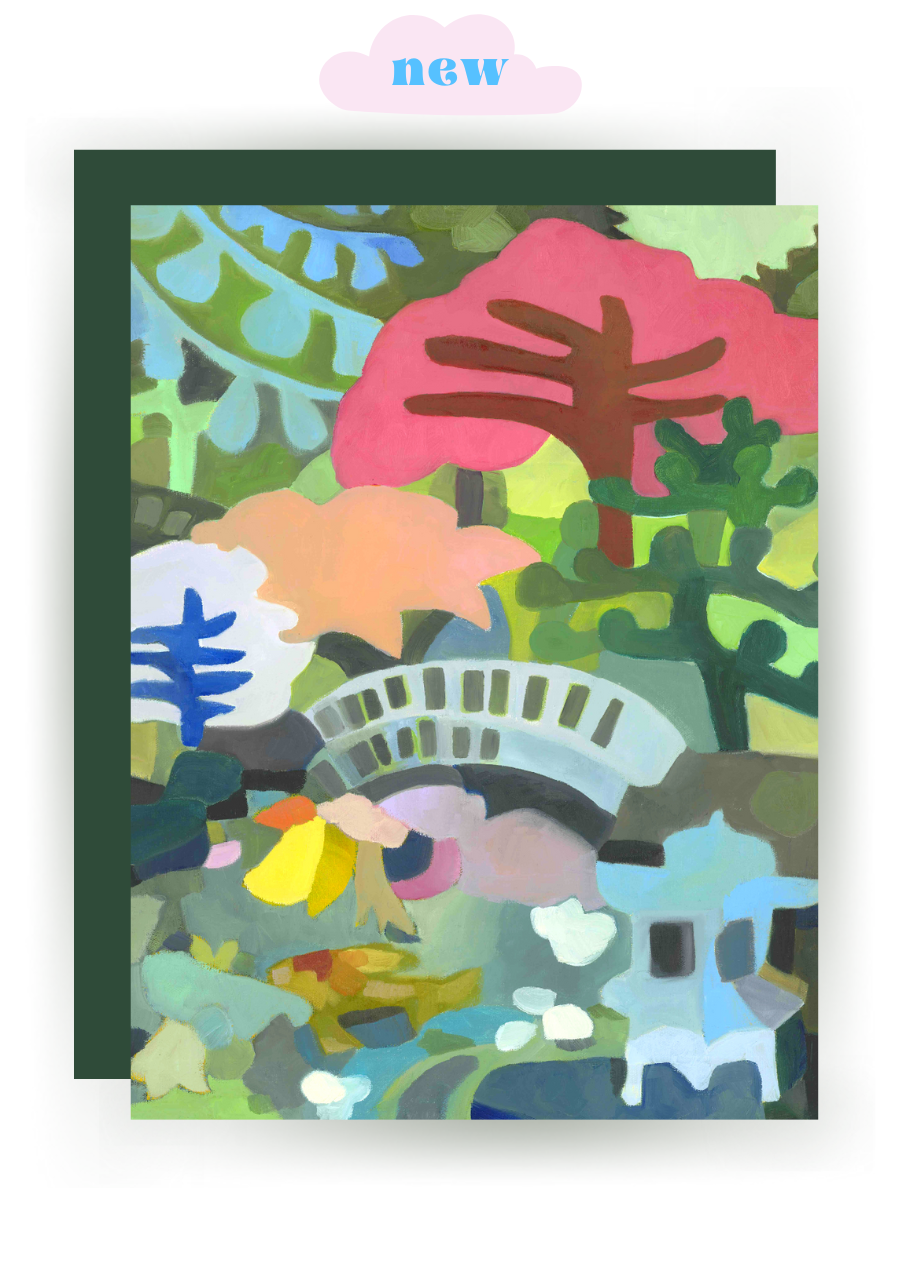 Manito Japanese Gardens Greeting Card