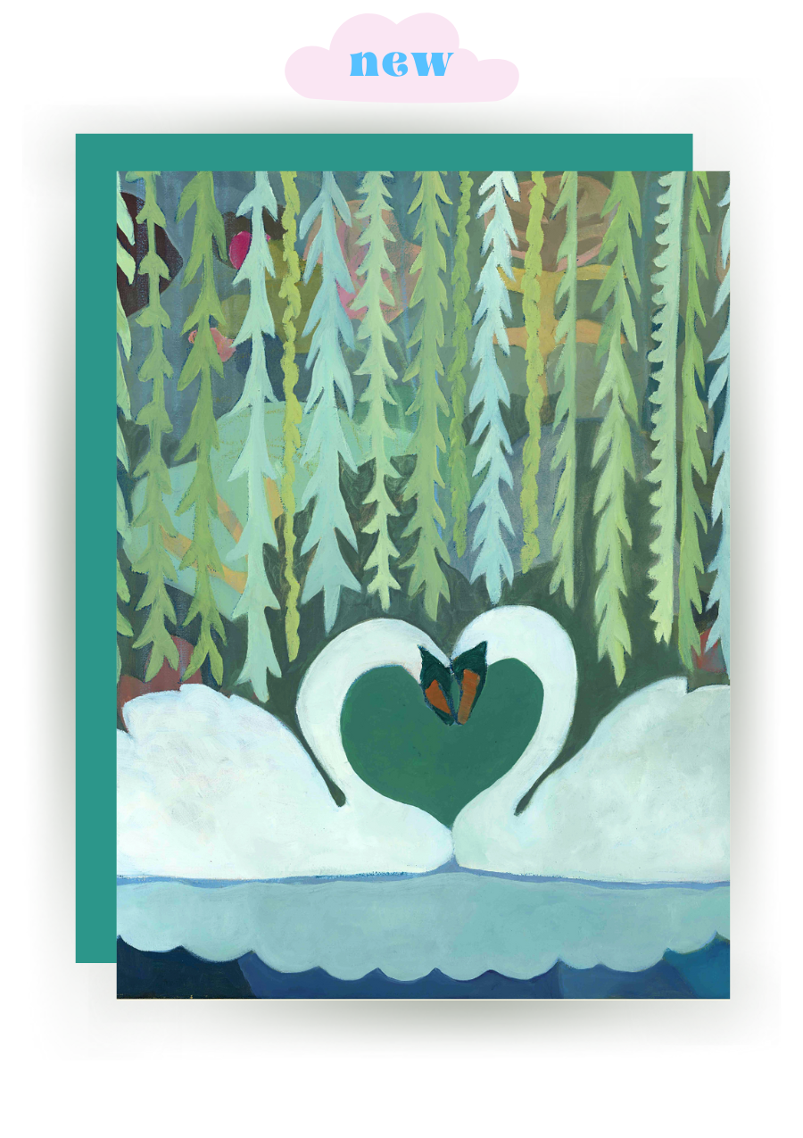 NF GC 072/  Manito Mirror Pond Greeting Card
